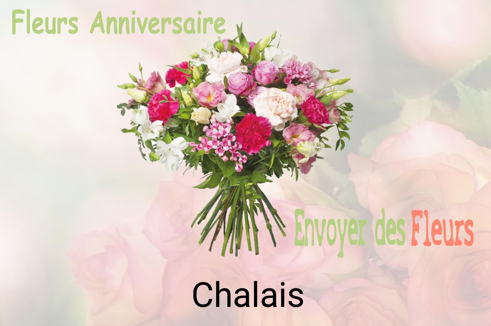 Bouquet de fleurs d’anniversaire livré à Chalais