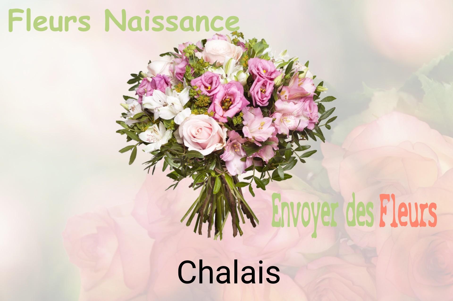 Bouquet de fleurs de naissance livré à Chalais